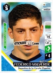 Cromo Federico Valverde - Russia 2018 - 3 REYES