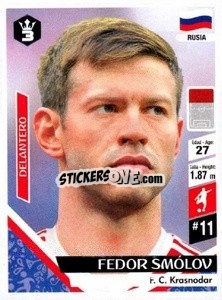 Sticker Fedor Smólov - Russia 2018 - 3 REYES