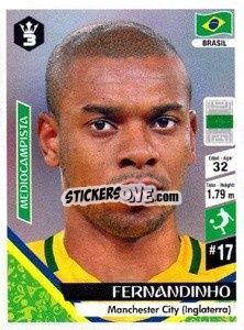 Sticker Fernandinho - Russia 2018 - 3 REYES