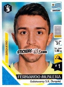 Sticker Fernando Muslera - Russia 2018 - 3 REYES