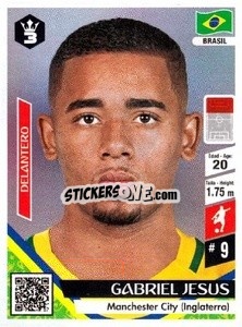 Figurina Gabriel Jesus - Russia 2018 - 3 REYES