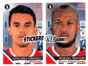 Cromo Giancarlo González / Kendall Waston