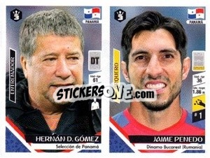 Sticker Hernán D. Gómez / Jaime Penedo