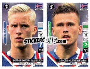 Figurina Hordur Bjorgvin Magnusson / Arnor Ingvi Traustason - Russia 2018 - 3 REYES