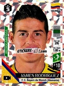 Cromo James Rodríguez