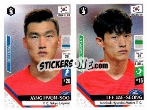 Sticker Jang Hyun-Soo / Lee Jae-Seong