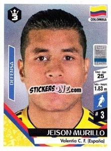 Sticker Jeison Murillo - Russia 2018 - 3 REYES