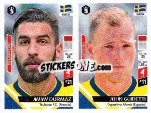 Cromo Jimmy Durmaz / John Guidetti - Russia 2018 - 3 REYES