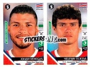 Sticker Johan Venegas / Yeltsin Tejeda - Russia 2018 - 3 REYES