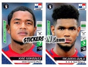 Sticker José González / Ricardo Ávilo - Russia 2018 - 3 REYES