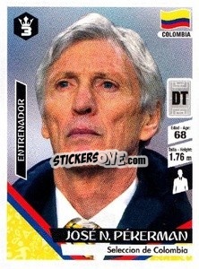 Sticker José N. Pékerman - Russia 2018 - 3 REYES