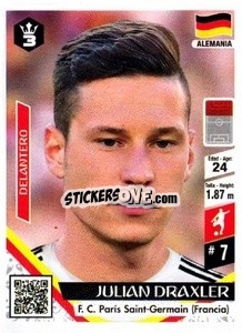 Cromo Julian Draxler