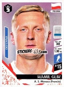 Sticker Kamil Glik - Russia 2018 - 3 REYES