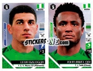 Cromo Leon Balogun / John Mikel Obi