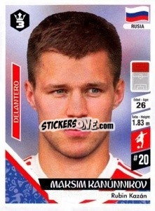 Sticker Maksim Kanúnnikov - Russia 2018 - 3 REYES