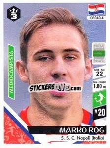 Cromo Marko Rog - Russia 2018 - 3 REYES