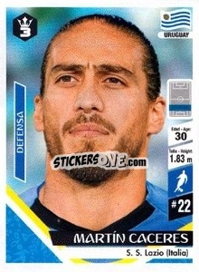 Cromo Martín Caceres - Russia 2018 - 3 REYES