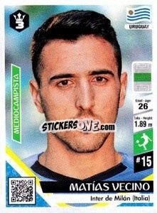 Figurina Matías Vecino - Russia 2018 - 3 REYES