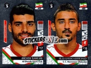 Sticker Mehdi Taremi / Reza Ghoochannejhad - Russia 2018 - 3 REYES