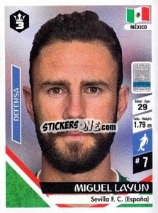 Sticker Miguel Layún - Russia 2018 - 3 REYES