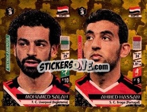 Figurina Mohamed Salah / Ahmed Hassan - Russia 2018 - 3 REYES