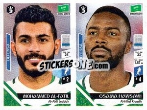 Sticker Mohammed Al-Fatil / Osama Hawsawi - Russia 2018 - 3 REYES