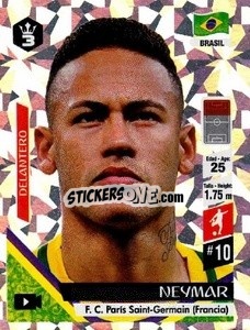 Sticker Neymar - Russia 2018 - 3 REYES