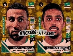 Sticker Nooh Al-Mousa / Salem Al-Dawsari - Russia 2018 - 3 REYES