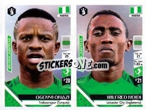 Sticker Ogenyi Onazi / Wilfred Ndidi