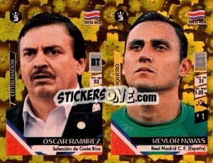 Sticker Óscar Ramírez / Keylor Navas