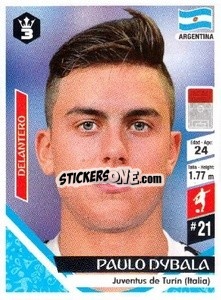 Sticker Paulo Dybala - Russia 2018 - 3 REYES