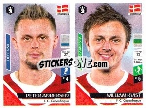 Sticker Peter Ankersen / William Kvist - Russia 2018 - 3 REYES