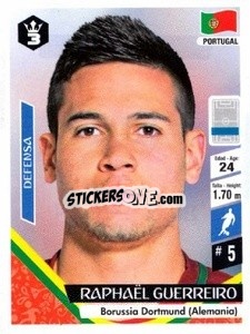 Sticker Raphaël Guerreiro - Russia 2018 - 3 REYES