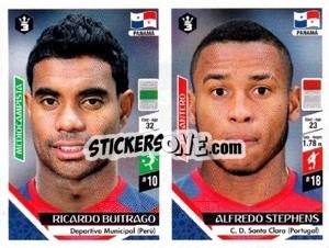 Sticker Ricardo Buitrago / Alfredo Stephens - Russia 2018 - 3 REYES