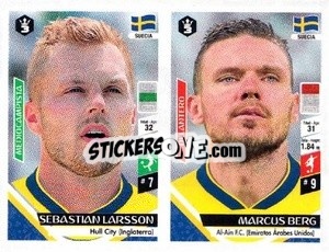 Sticker Sebastian Larsson / Marcus Berg - Russia 2018 - 3 REYES