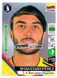 Sticker Sebastián Pérez - Russia 2018 - 3 REYES