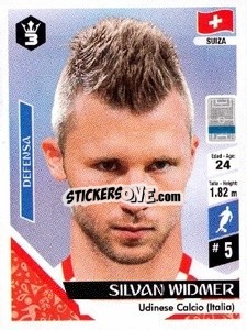 Sticker Silvan Widmer - Russia 2018 - 3 REYES