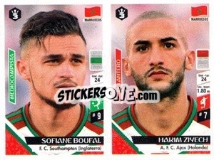 Sticker Sofiane Boufal / Hakim Ziyech