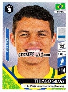 Figurina Thiago Silva - Russia 2018 - 3 REYES