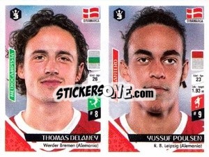 Cromo Thomas Delaney / Yussuf Poulsen