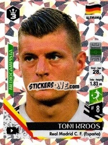 Cromo Toni Kroos - Russia 2018 - 3 REYES