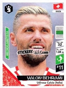 Cromo Valon Behrami - Russia 2018 - 3 REYES