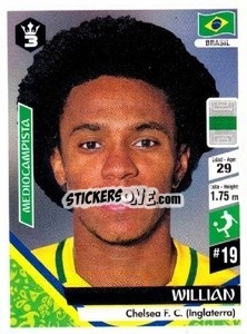 Sticker Willian - Russia 2018 - 3 REYES