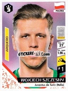 Sticker Wojciech Szczesny - Russia 2018 - 3 REYES