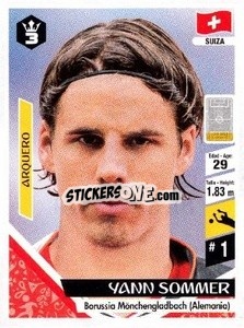 Sticker Yann Sommer - Russia 2018 - 3 REYES