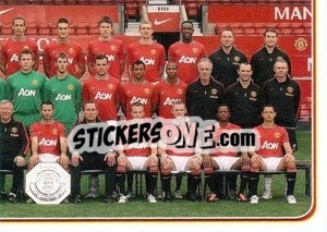Sticker Team photo - Manchester United 2011-2012 n. 6 - Panini