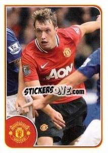 Figurina Phil Jones in action - Manchester United 2011-2012 n. 29 - Panini