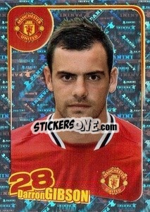 Sticker Darron Gibson - Manchester United 2011-2012 n. 130 - Panini