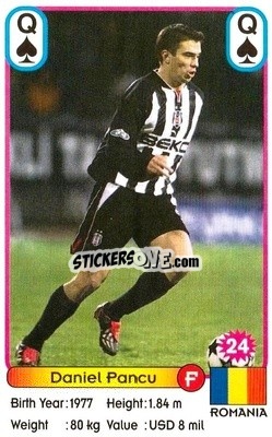Sticker Daniel Pancu - Football Stars New Season 2002 - Akas Akbalik
