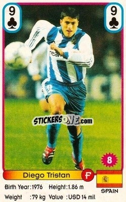 Sticker Diego Tristan - Football Stars New Season 2002 - Akas Akbalik
